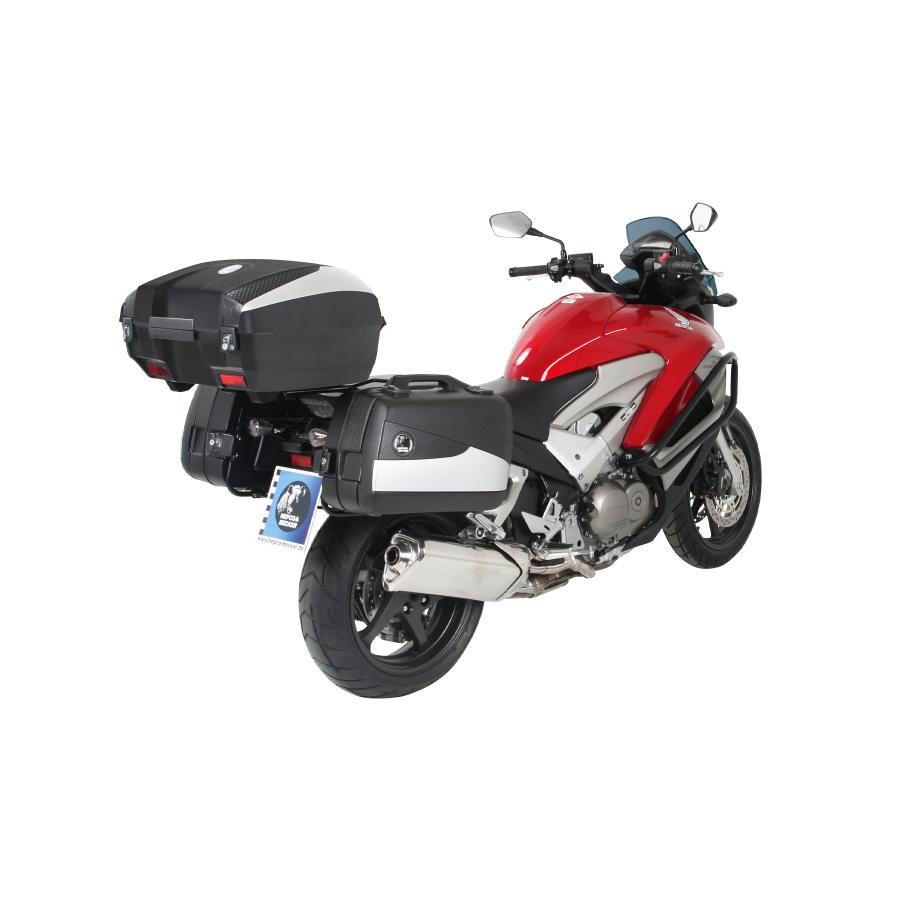 ヘプコアンドベッカー JUNIOR トップケース 55L トップケース ブラック×シルバー リアボックス 55 FLASH バイク用品 
