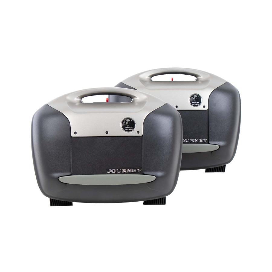ヘプコ&ベッカー JOURNEY ジャーニー サイドケース SC42 左右セット ブラック/チタン 610080 00 01｜バイクパーツ・用品　ラバーマーク