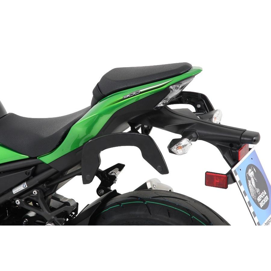 ヘプコ&ベッカー C-Bowサイドキャリア ブラック Z900 6302529 00 01|バイクパーツ・用品 ラバーマーク