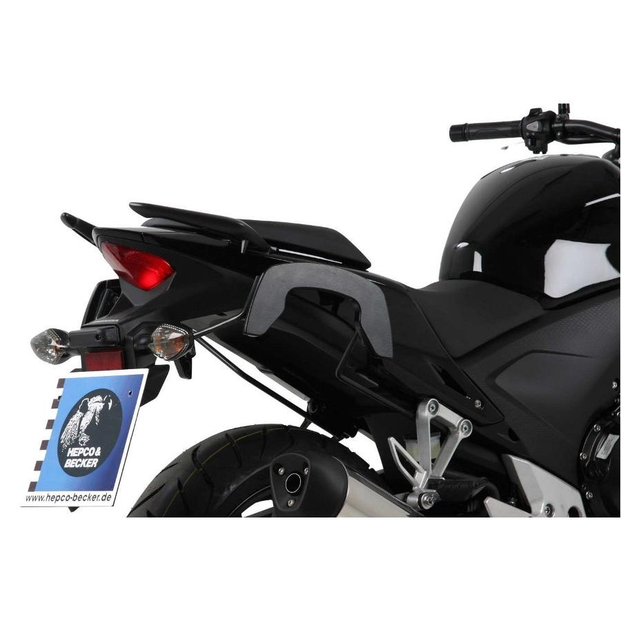 ヘプコ&ベッカー C-Bowサイドキャリア アンスラサイト CBR500R/400R 630980 00 05|バイクパーツ・用品 ラバーマーク