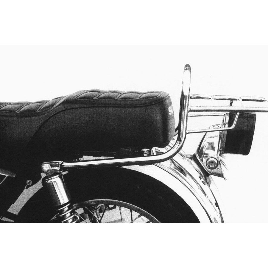 ヘプコ&ベッカー トップケースキャリア リアラック クローム GN125｜バイクパーツ・用品　ラバーマーク