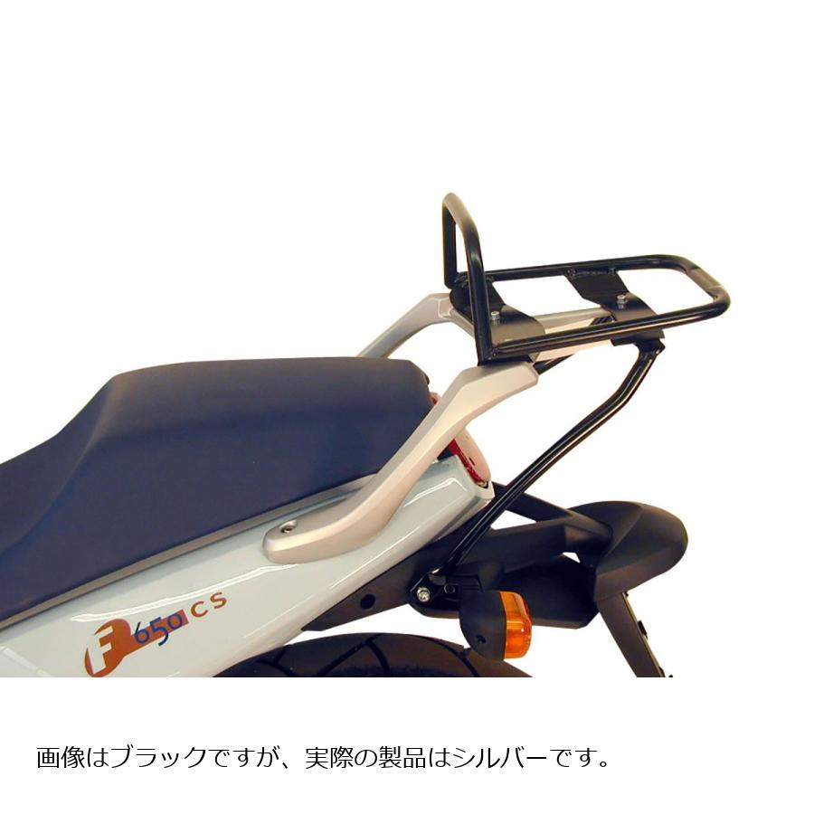 ヘプコ&ベッカー トップケースキャリア リアラック シルバー F650CS｜バイクパーツ・用品　ラバーマーク