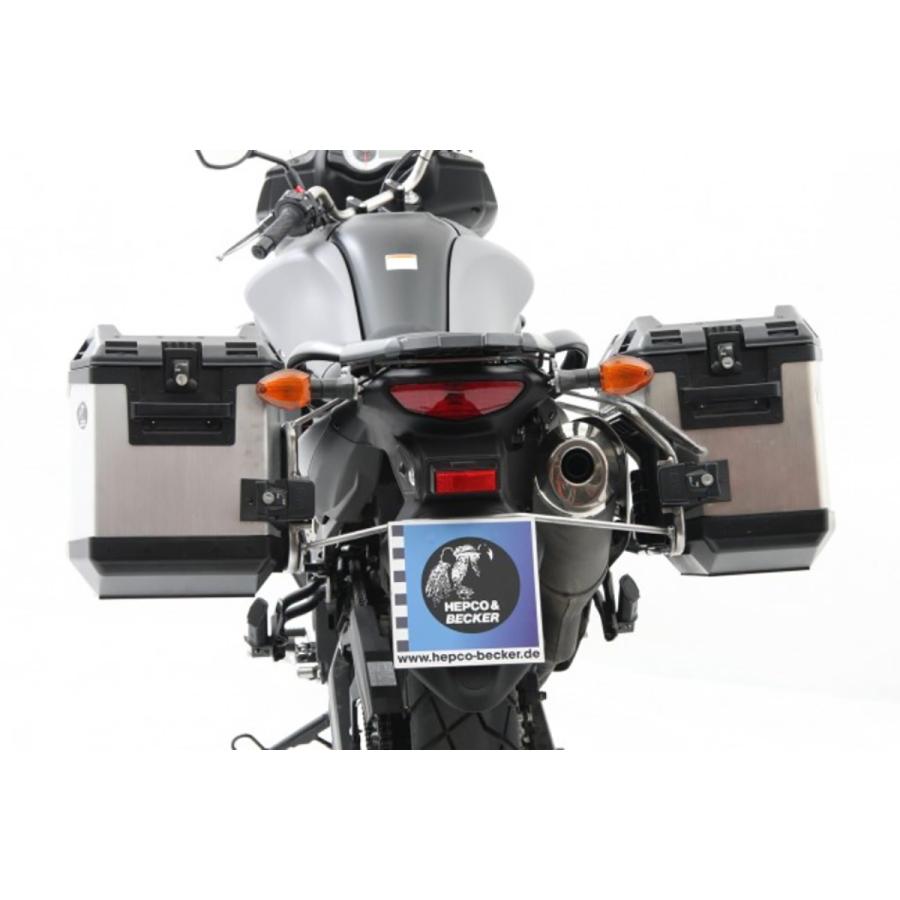 ヘプコ&ベッカー サイドキャリア ステンレス カットアウトセット エクスプローラー付 V-Strom650