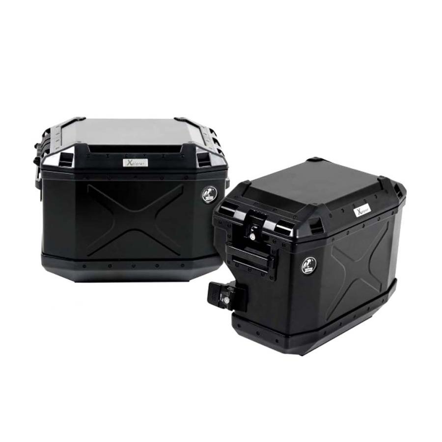 ヘプコ&ベッカー サイドキャリア ステンレス カットアウトセット エクスプローラー付 ブラック CRF1000L アフリカツイン AfricaTwin