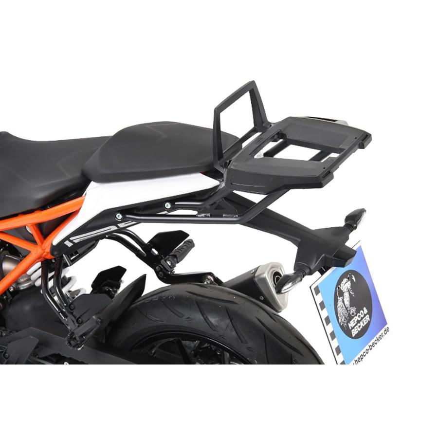 ヘプコ&ベッカー トップケースキャリア アルラック ブラック 390 デューク