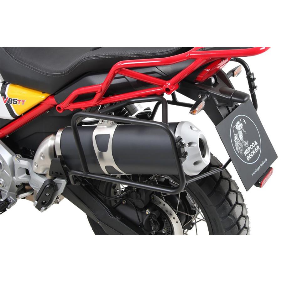 ヘプコ&ベッカー サイドキャリア ブラック V85 TT|バイクパーツ・用品 ラバーマーク