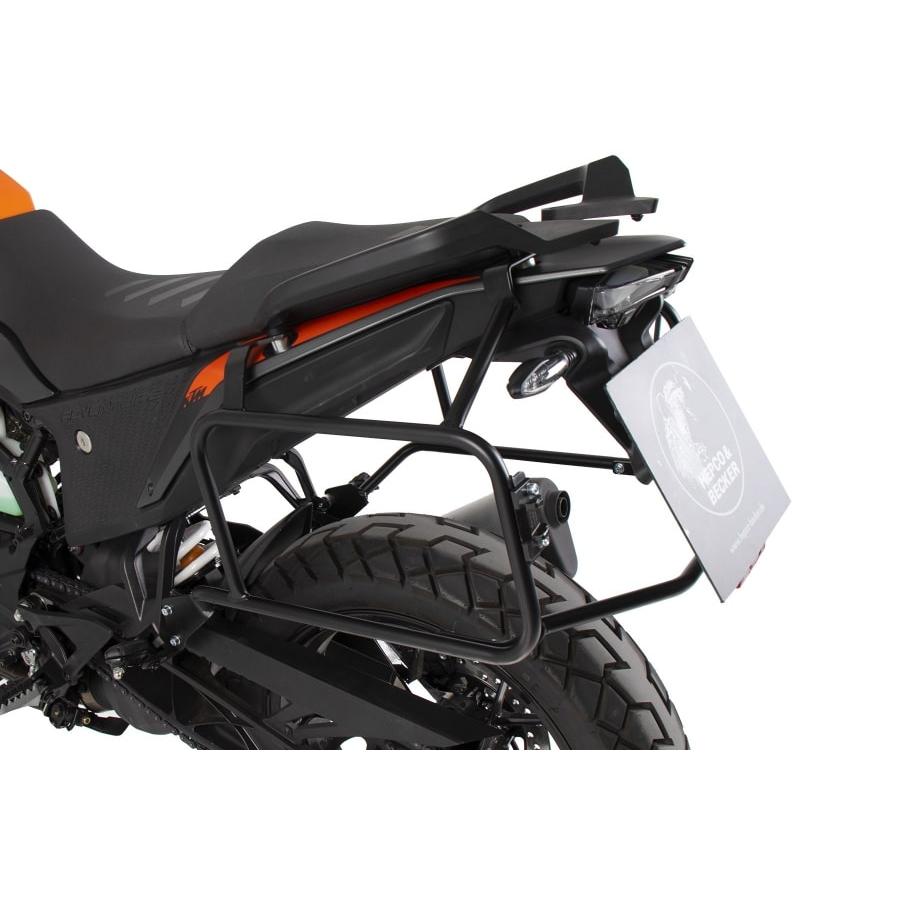 ヘプコ&ベッカー サイドキャリア ブラック 390 アドベンチャー ADVENTURE｜バイクパーツ・用品　ラバーマーク