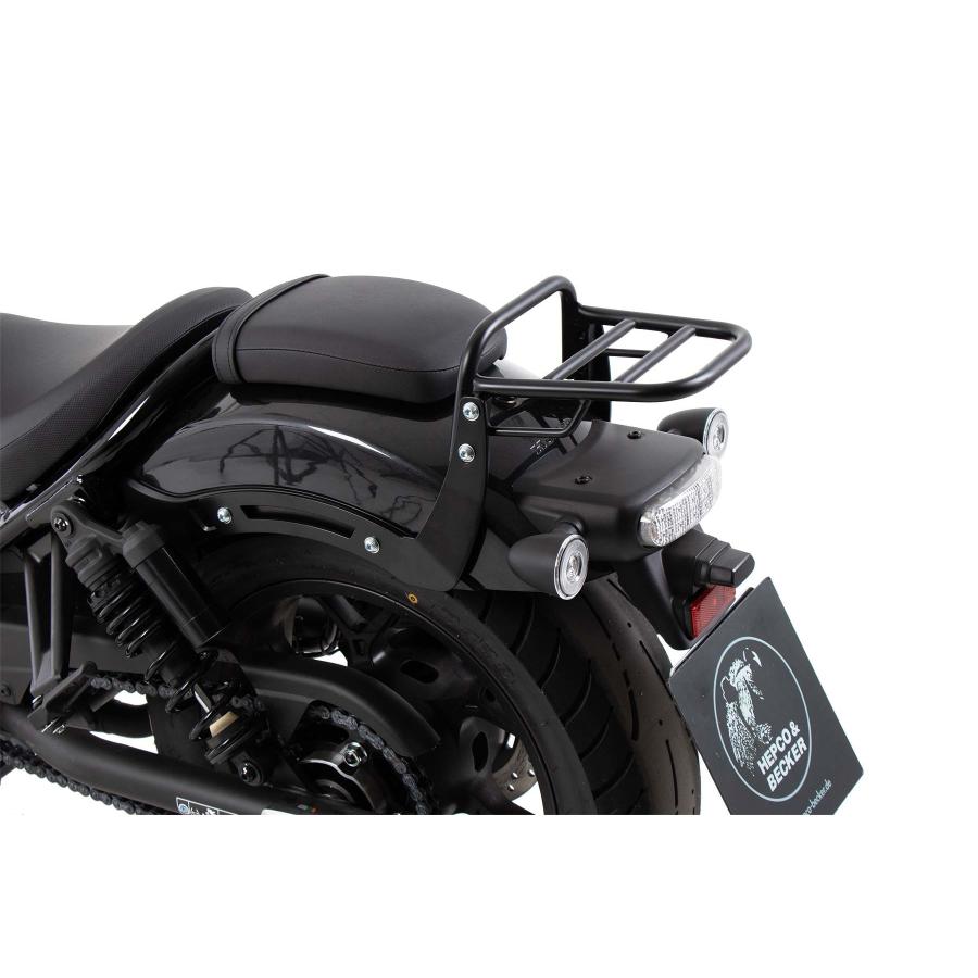 ヘプコ&ベッカー リアキャリア(トップケース不可) ブラック XV950/R ボルト BOLT 6584538 01 01|バイクパーツ・用品 ラバーマーク