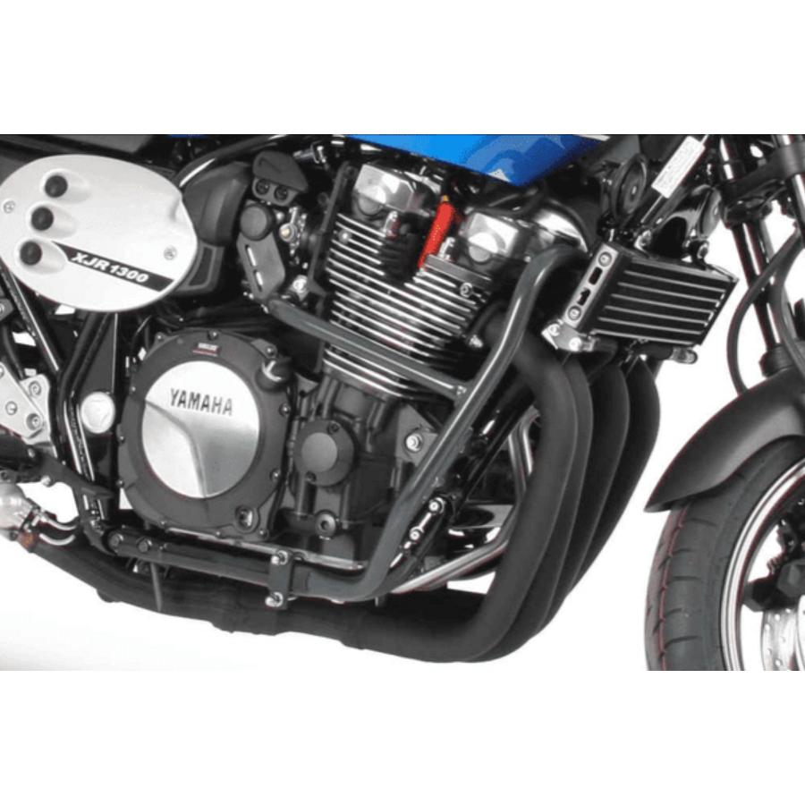 ヘプコ&ベッカー エンジンガード ブラック XJR1200/1300 501409 00 01｜バイクパーツ・用品　ラバーマーク