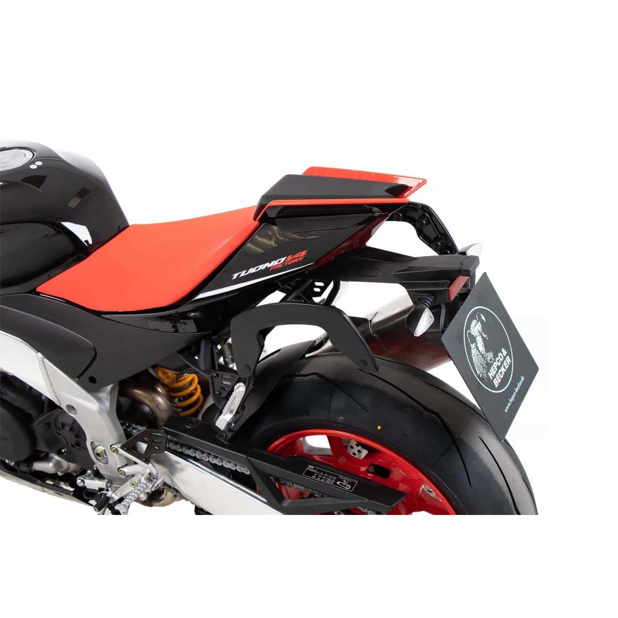 ヘプコ&ベッカー C-Bowサイドキャリア ブラック トゥオーノ Tuono V4 Factory/RSV4/RSV4 Factory 21 6307626 00 01