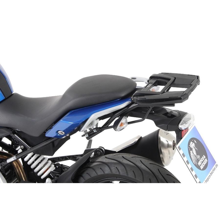 ヘプコ&ベッカー トップケースキャリア イージーラック ブラック G310R｜バイクパーツ・用品　ラバーマーク