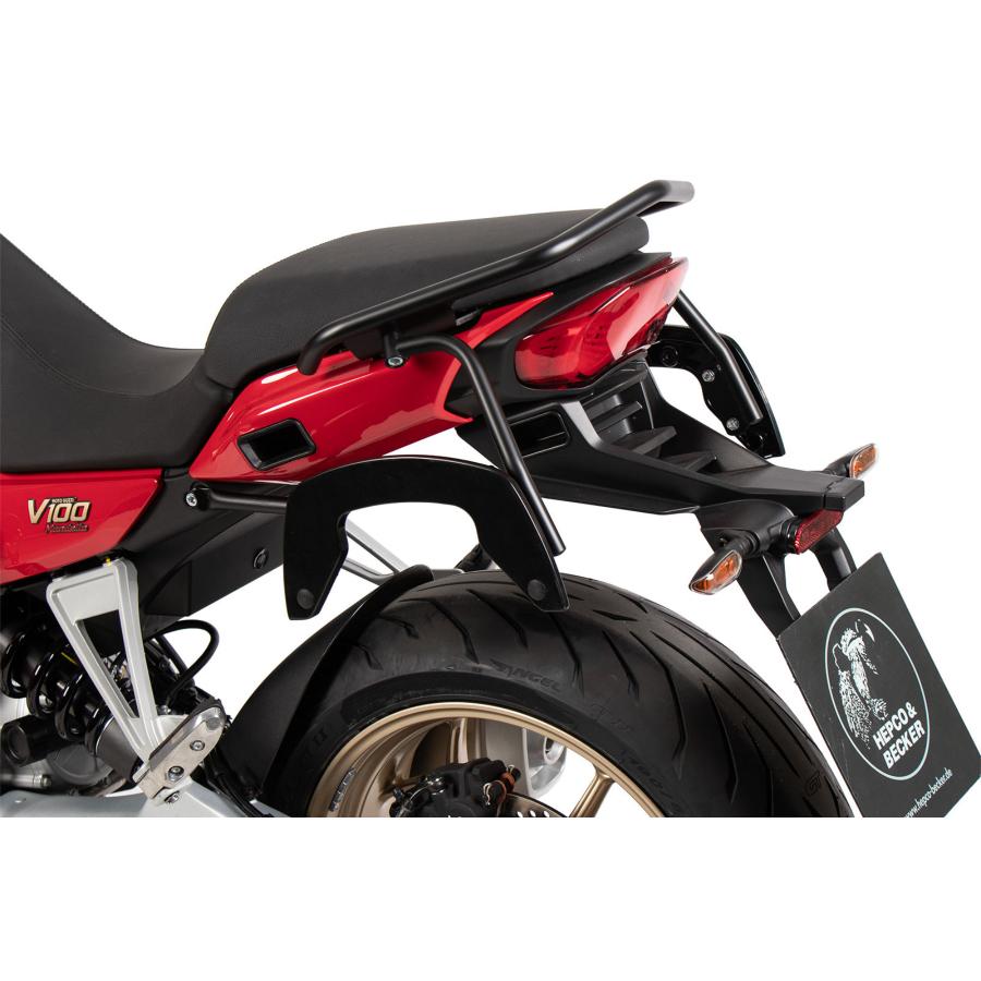 ヘプコ&ベッカー C-Bowサイドキャリア ブラック V100 Mandello/S 630557 00 01｜バイクパーツ・用品　ラバーマーク