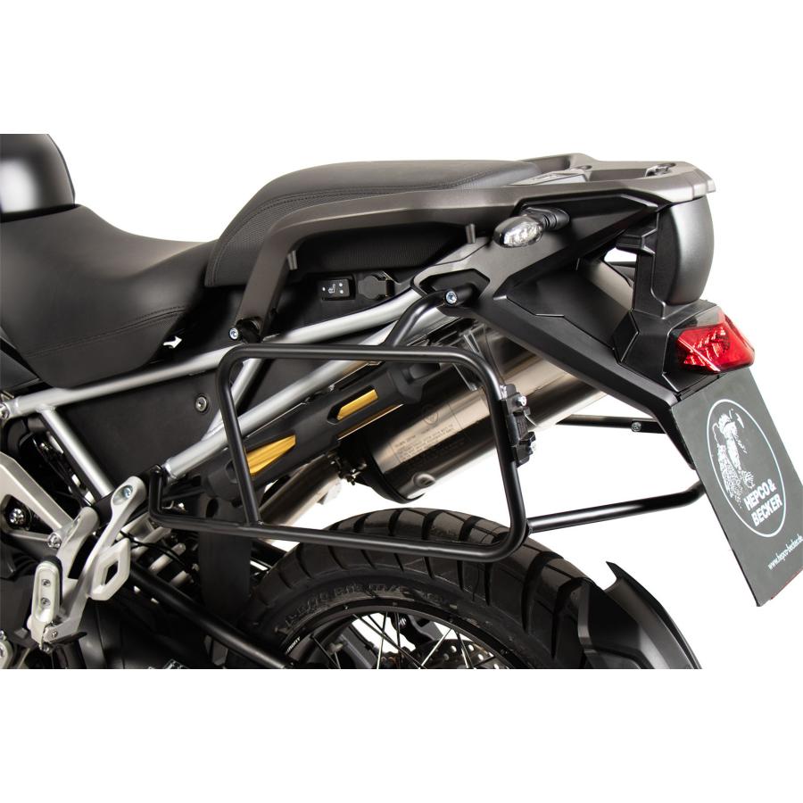 ヘプコアンドベッカー サイドキャリア ブラック Tiger1200 GT/GT Pro/ GT Explorer/ Rally Explorer他 6537640 00 01