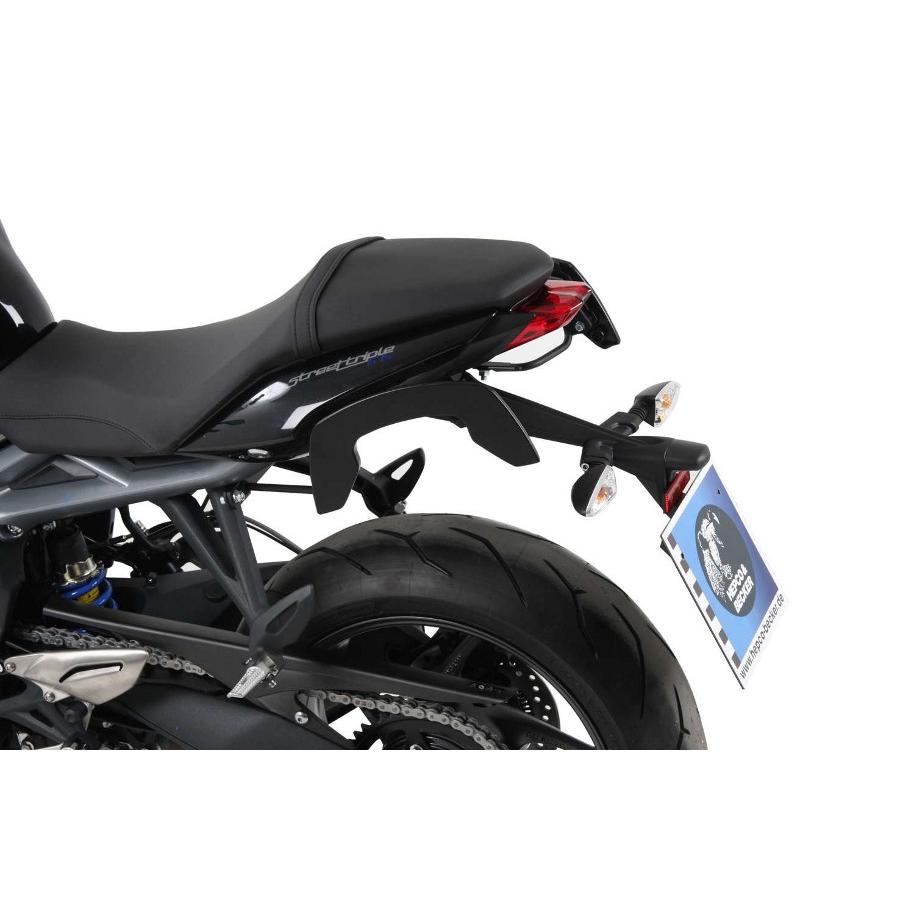 ヘプコ&ベッカー C-Bowサイドキャリア ブラック Street Triple 675/R 6307520 00 01｜バイクパーツ・用品　ラバーマーク 31,103円
