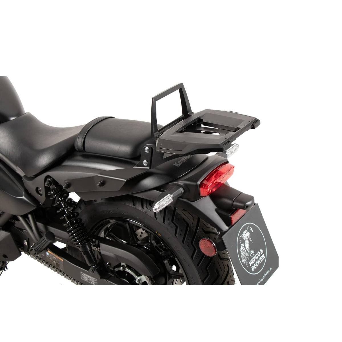 ヘプコ&ベッカー トップケースキャリア アルラック ブラック Eliminator500/400/SE 6522552 01 01｜バイクパーツ・用品　ラバーマーク