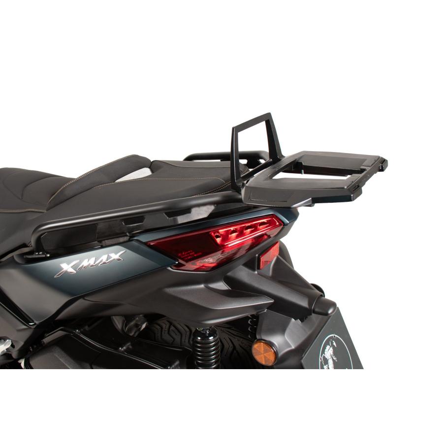 ヘプコ&ベッカー トップケースキャリア アルラック ブラック XMAX125/300/TechMAX 6524574 01 01｜バイクパーツ・用品　ラバーマーク