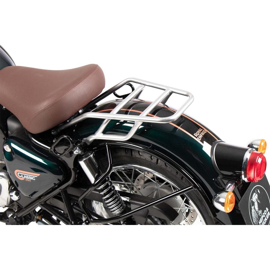 ヘプコ&ベッカー リアキャリア(トップケース不可) クローム Classic350 6547633 01 02｜バイクパーツ・用品　ラバーマーク