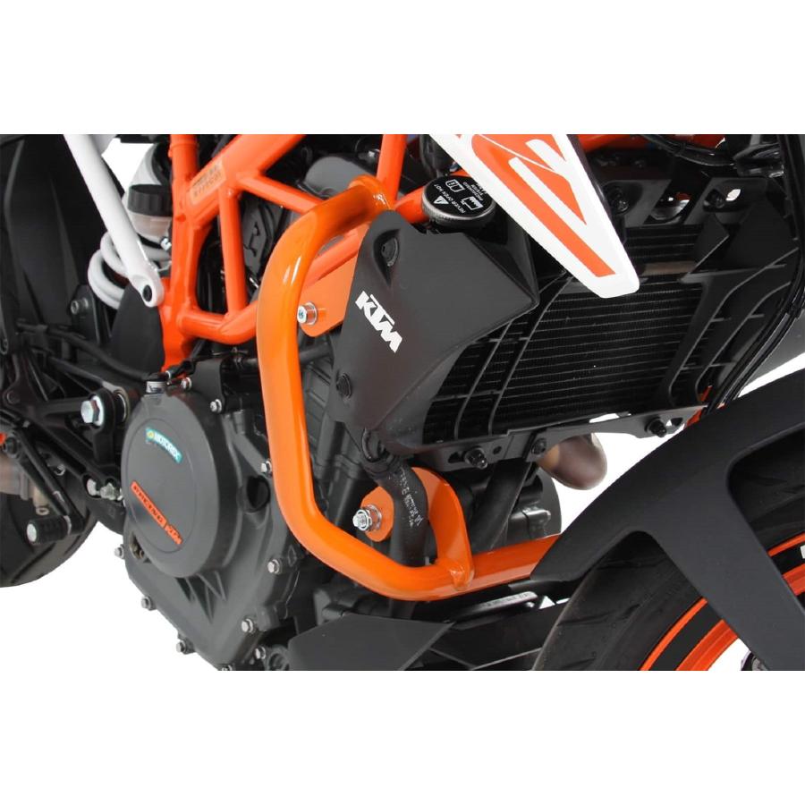 ヘプコ&ベッカー エンジンガード オレンジ 125Duke 5017554 00 06|バイクパーツ・用品 ラバーマーク