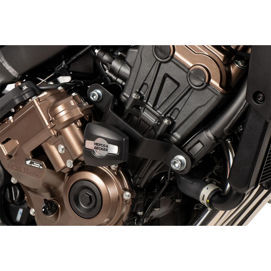 ヘプコ&ベッカー クラッシュパッド ブラック CB650R E-Clutch 5079547 00 01