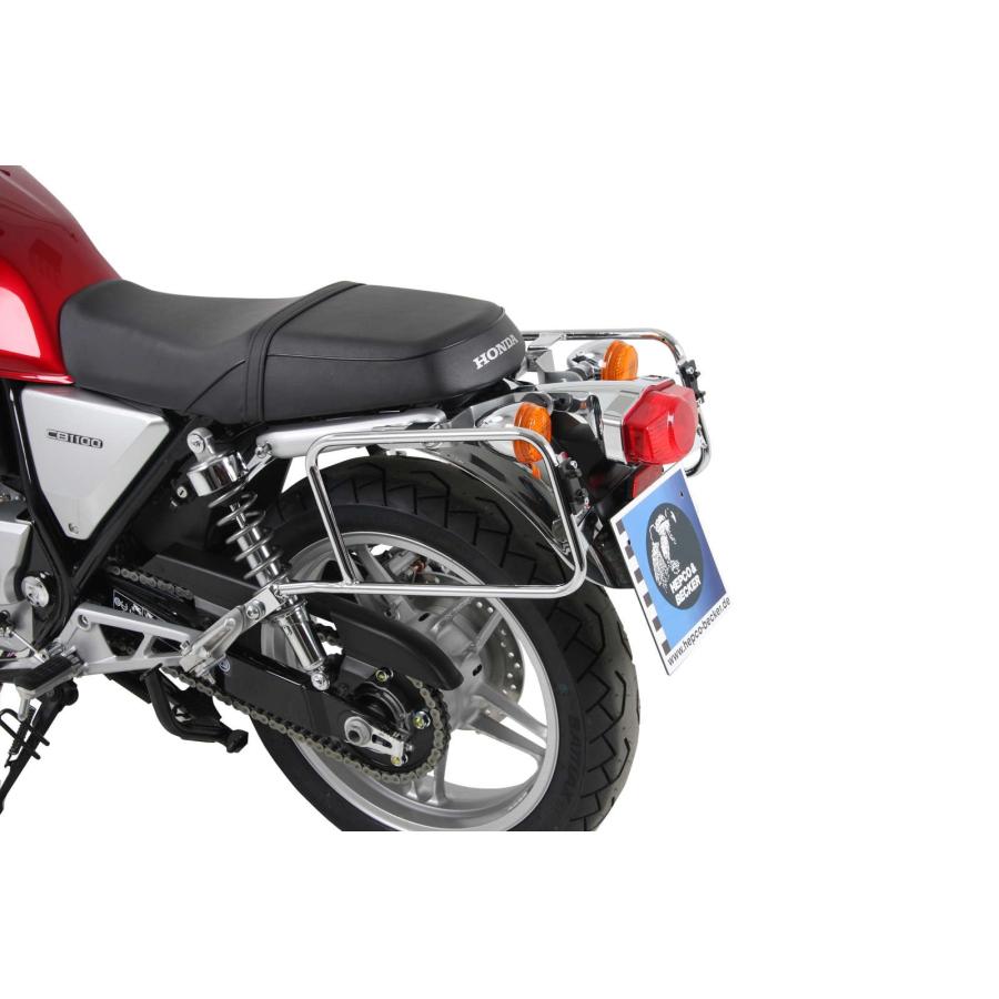ヘプコ&ベッカー サイドキャリア Lock-it クローム CB1100 650979 00 02｜バイクパーツ・用品　ラバーマーク