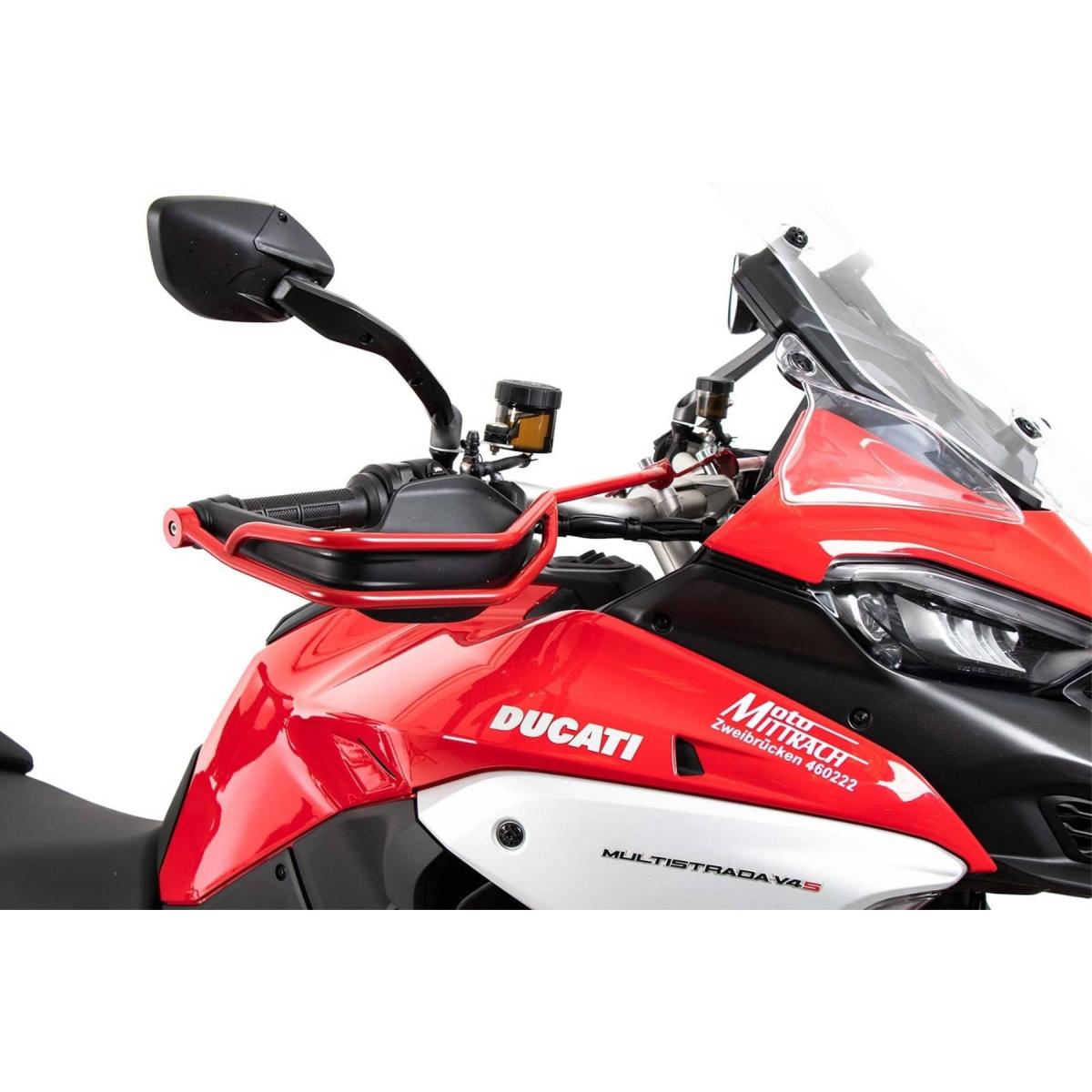 ヘプコ&ベッカー ハンドガード レッド Multistrada V4/S/S Sport 21 42127614 00 04