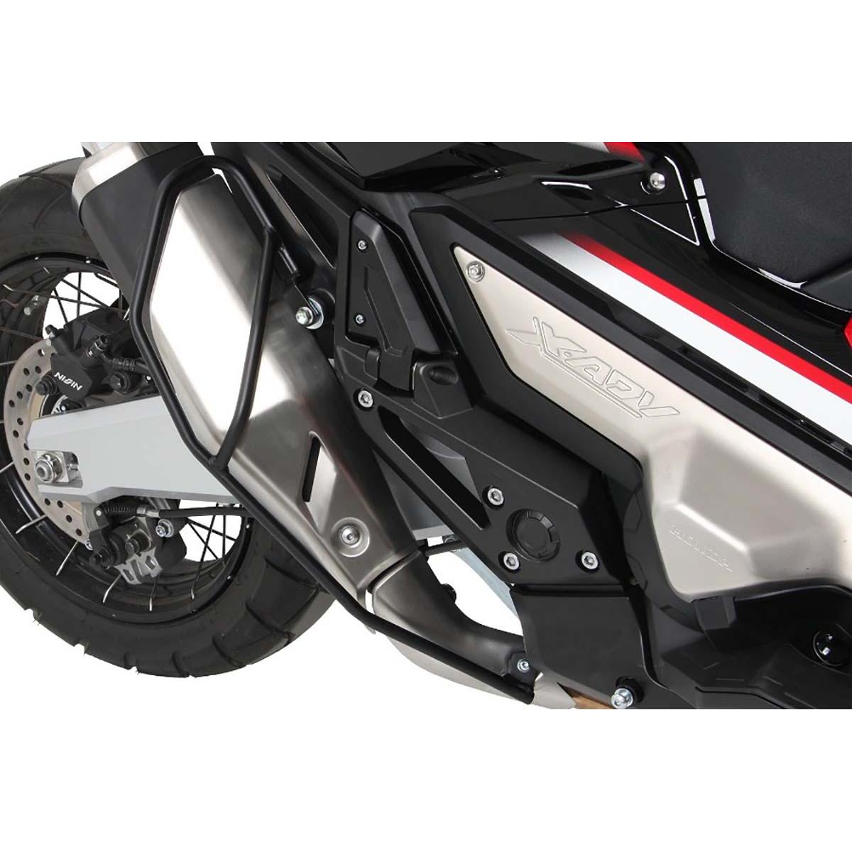 ヘプコ&ベッカー サイレンサーガード ブラック X-ADV｜バイクパーツ・用品　ラバーマーク