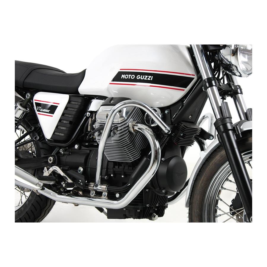 ヘプコ&ベッカー エンジンガード クローム V7 Classic｜バイクパーツ・用品　ラバーマーク