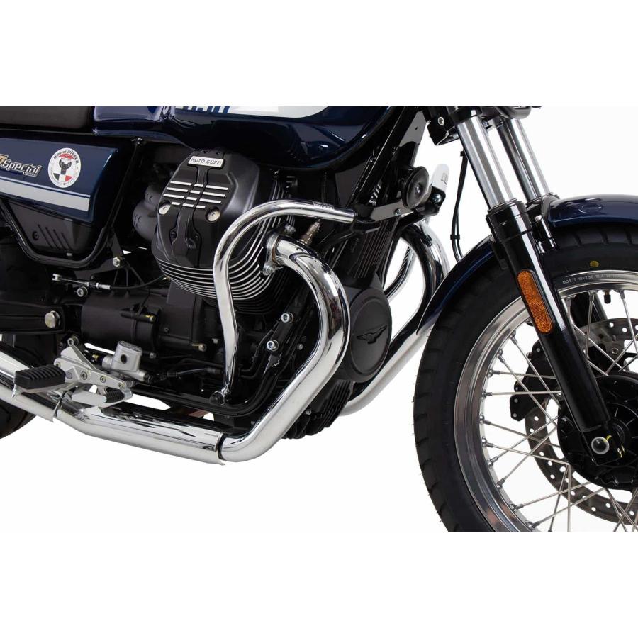ヘプコ&ベッカー エンジンガード クローム V7(850cc) Stone/Specail/Centenario 501556 00 02|バイクパーツ・用品 ラバーマーク