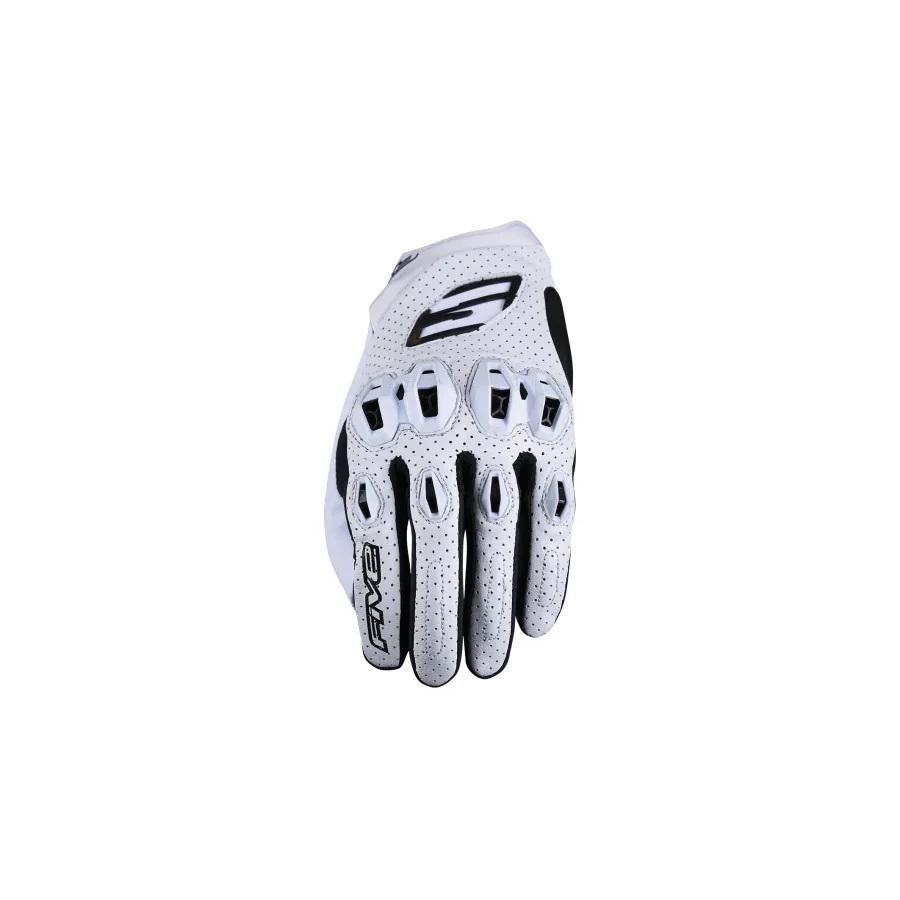 ファイブ グローブ STUNT EVO2 LEATHER ホワイト #S 3841300107306｜バイクパーツ・用品　ラバーマーク