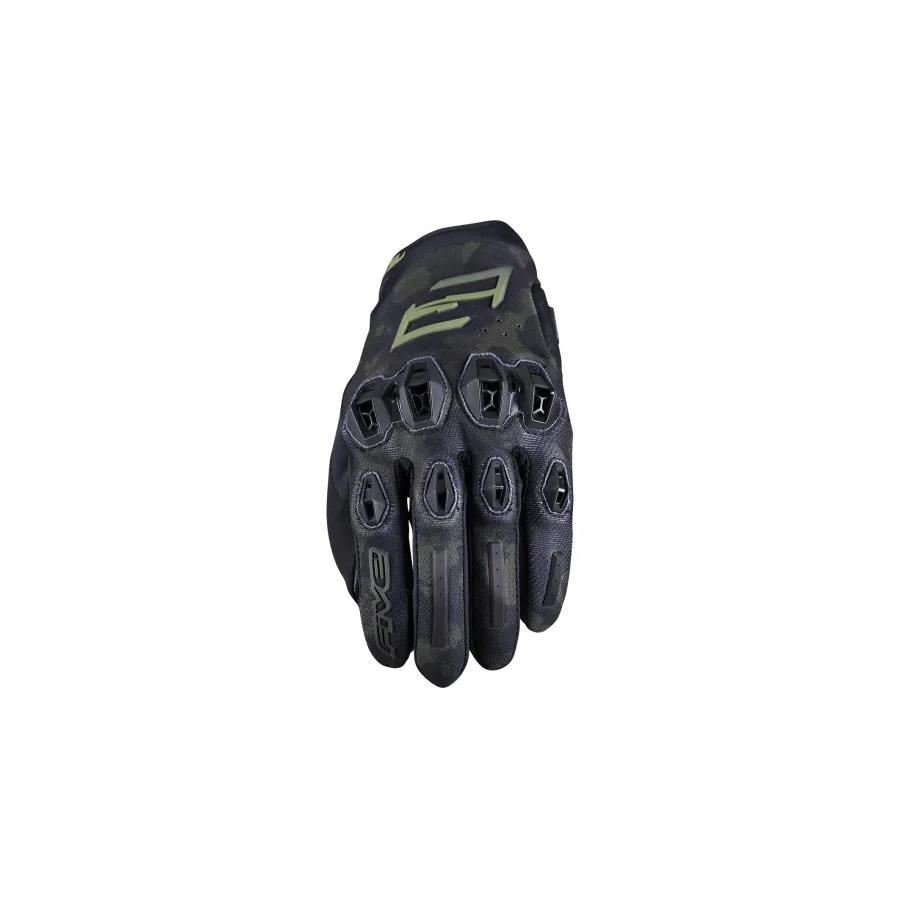 ファイブ グローブ STUNT EVO2 カモ カーキ #M 3841300108303｜バイクパーツ・用品　ラバーマーク