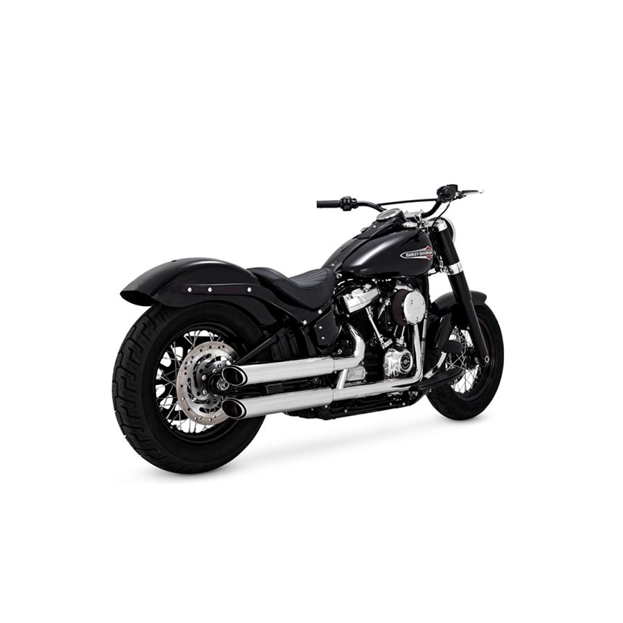 バンス＆ハインズ ツインスラッシュ PCX 3インチ スリップオンマフラー クローム SOFTAIL(FXBB/FXLR(S/ST)/FLSL/FLFB(S)/FXBR(S))