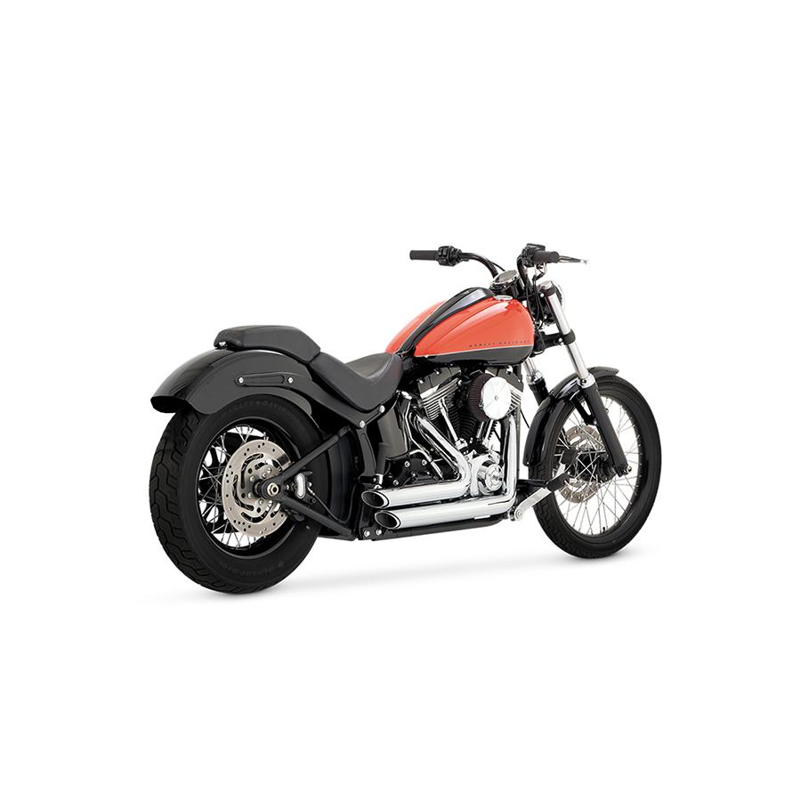 バンス＆ハインズ ShortShots Staggered PCX ショートショットスタッガード マフラー クローム SOFTAIL 1800-2597