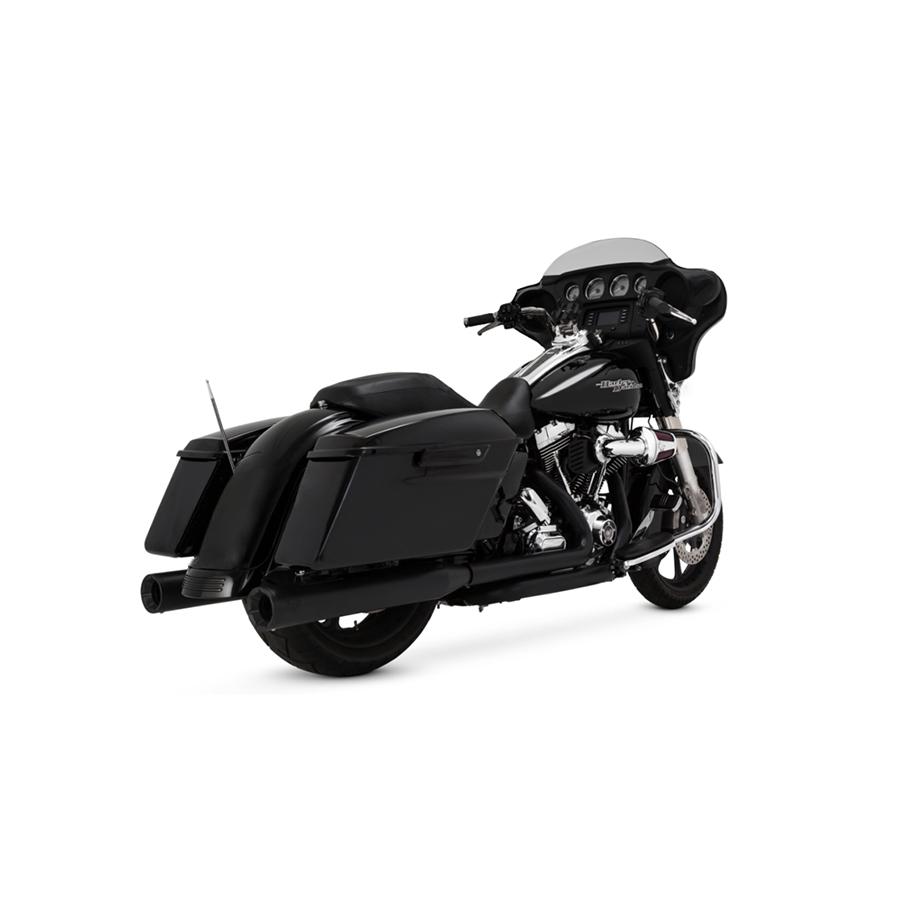 バンス＆ハインズ Eliminator400 スリップオンマフラー ブラック TOURING 95-16 1801-0900