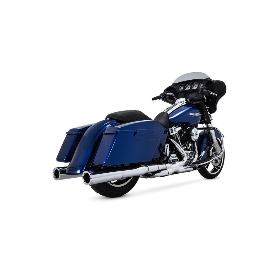 バンス＆ハインズ Hi-Output スリップオンマフラー クローム TOURING(M8) 17-22 1801-1068