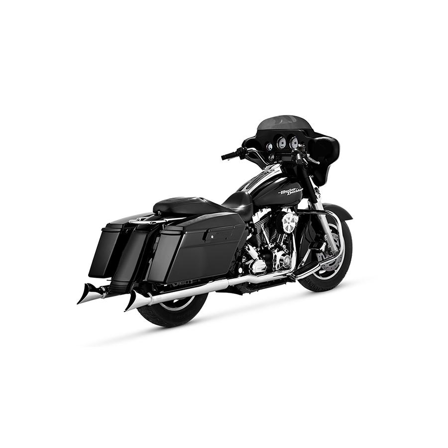 バンス＆ハインズ DresserDuals ヘッダーパイプ クローム TOURING 95-08 1802-0204｜バイクパーツ・用品　ラバーマーク