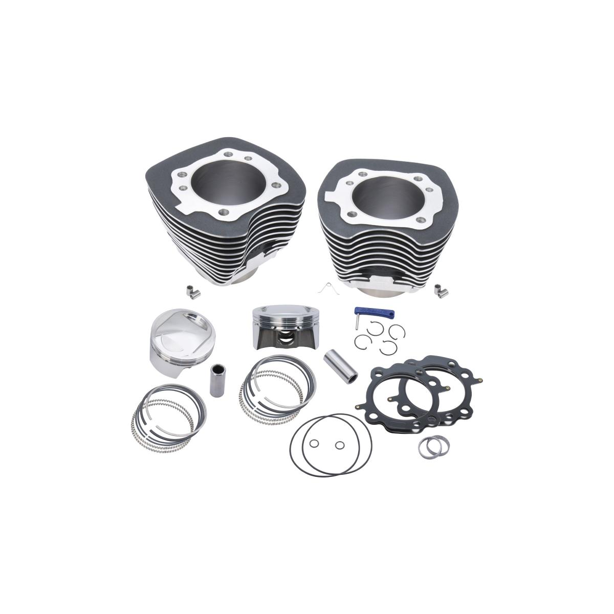 エスアンドエスサイクル 98ビッグボアキット W.ブラック TWIN CAM 99-06 ボアキット