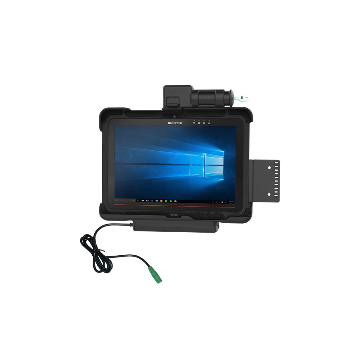 ラムマウント GDSパワードック(Honeywell RT10専用) キーロック付 ボール無 RAM-HOL-HON9PKLU RAM-HOL-HON9PKLU