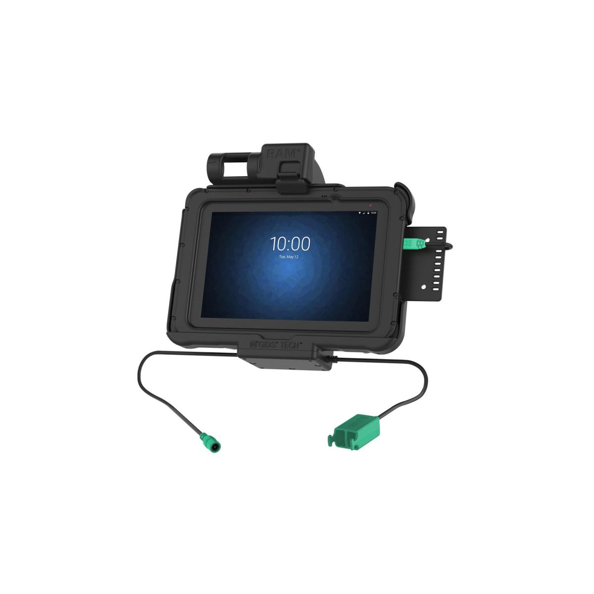 ラムマウント GDSパワードック(Zebra ER5x 8.3/8.4専用) USB TypeAポートx2 ボール無 RAM-HOL-ZE10PD2U RAM-HOL-ZE10PD2U｜バイクパーツ・用品　ラバーマーク