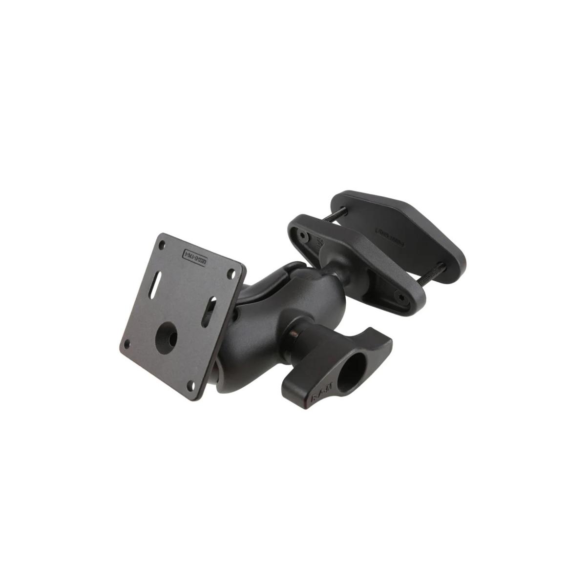 RAM MOUNTS (ラムマウント) VESAプレート＆スクエアクランプベースセット(ショートアーム) 75x75mm -101mm対応 2.25インチボール RAM-D-2461U-C-247-4 RAM-D-2461U-C-247-4