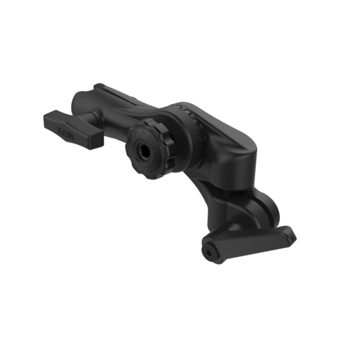 ラムマウント ラチェット＆スイングアーム 0.5inch NPTホール付 1.5インチボール用 RAM-261-ADJU｜バイクパーツ・用品　ラバーマーク