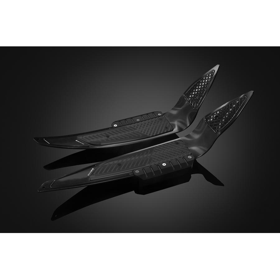 BIKERS (バイカーズ) フットプレート ブラック/ブラック PCX/PCX150 H0296-BLK-BLK|バイクパーツ・用品 ラバーマーク
