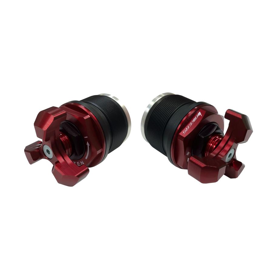 BIKERS (バイカーズ) フロントフォークアジャスター レッド ニンジャ Ninja250/400 レブル Rebel250/500 CBR400R H0311-RED｜バイクパーツ・用品　ラバーマーク