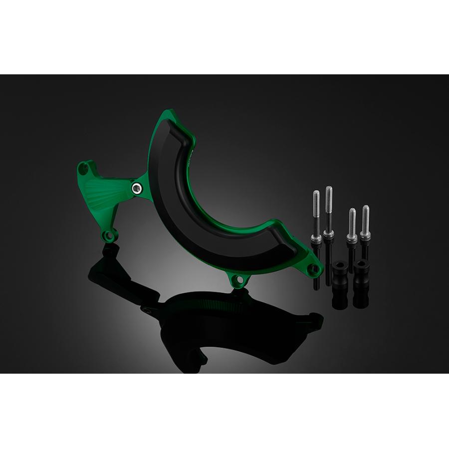 BIKERS (バイカーズ) エンジンガード 右側 グリーン ニンジャ650 Ninja650/Z650 K0382-GRN｜バイクパーツ・用品　ラバーマーク 26,455円