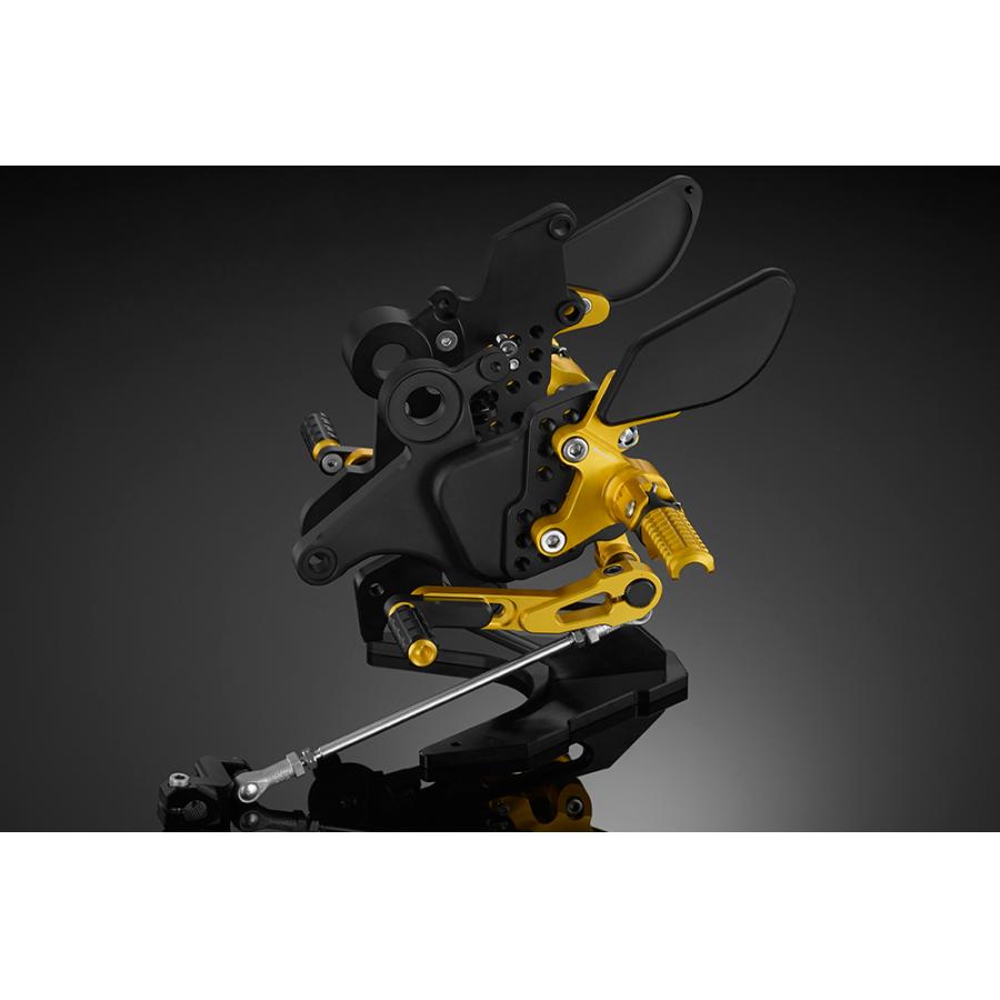 BIKERS (バイカーズ) バックステップ ライトゴールド ニンジャ650 Ninja650/Z650 K0387-LGD|バイクパーツ・用品 ラバーマーク