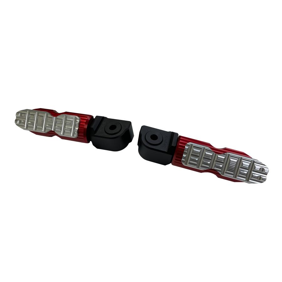 BIKERS (バイカーズ) タンデムステップ 左右2個 レッド ZX-25R Z900RS ZX-6R ニンジャ650 Ninja650/Z650 K0388-RED