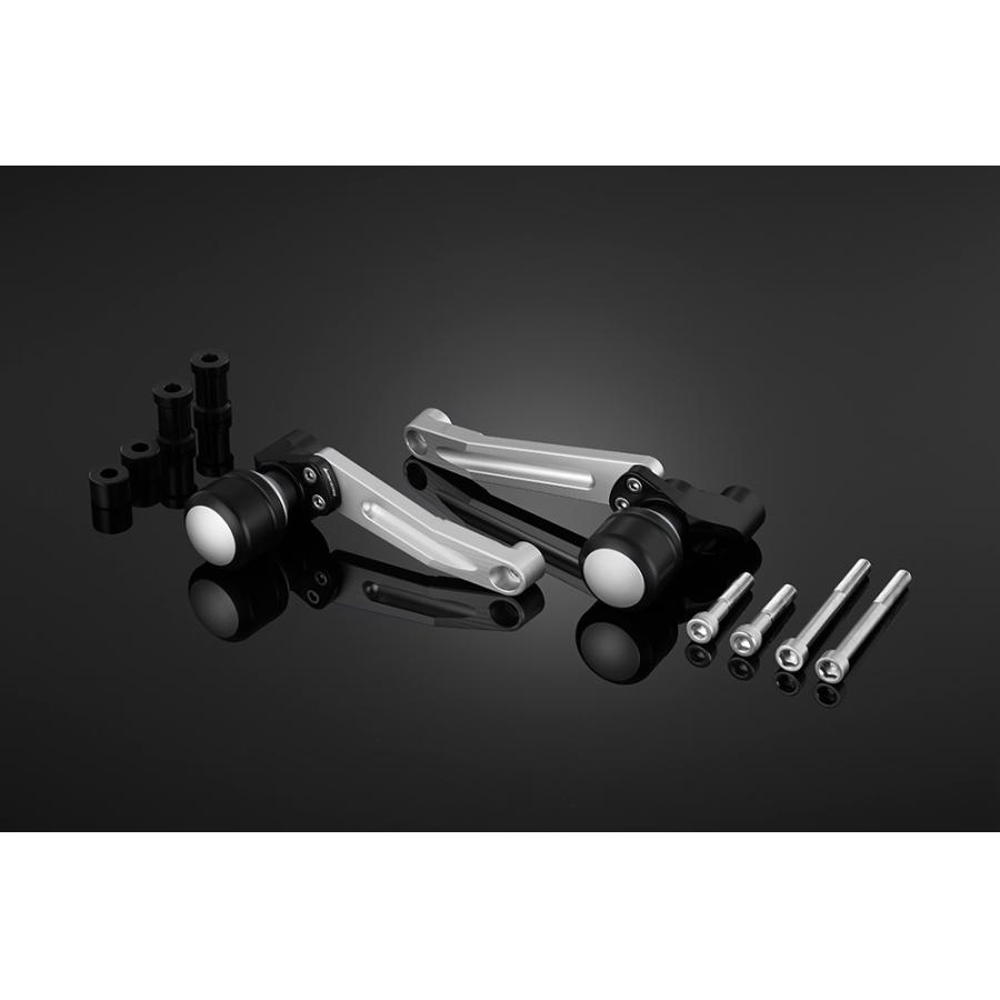 BIKERS (バイカーズ) フレームガード 左右 シルバー Z900 K0398-SLV|バイクパーツ・用品 ラバーマーク