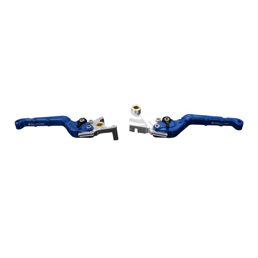BIKERS (バイカーズ) 可倒式 アジャスタブル レバーセット ブルー ニンジャ Ninja250 Ninja400 Z250 Z125 PRO K0508-BLU 15,400円
