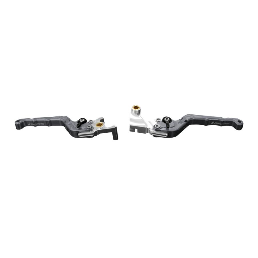 BIKERS (バイカーズ) 可倒式 アジャスタブル レバーセット グレー ニンジャ Ninja250 Ninja400 Z250 Z125 PRO K0508-GRY 16,060円