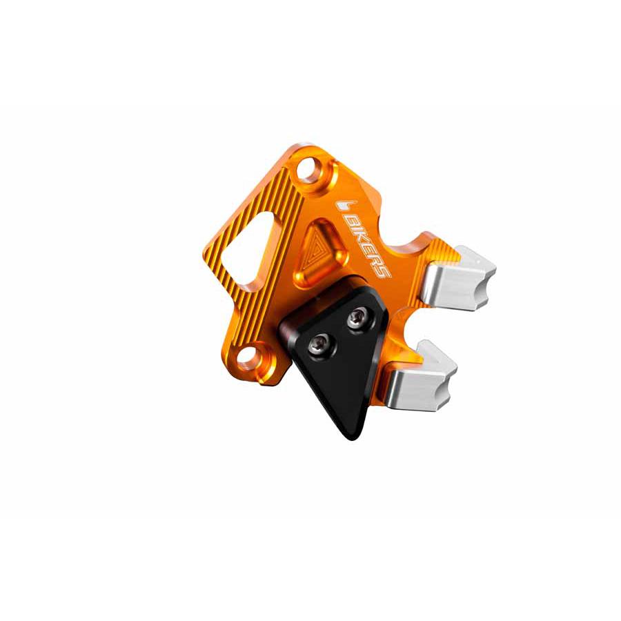 BIKERS (バイカーズ) フロントキャリパーガード オレンジゴールド KSR110/KSR PRO K0126-OGD|バイクパーツ・用品 ラバーマーク