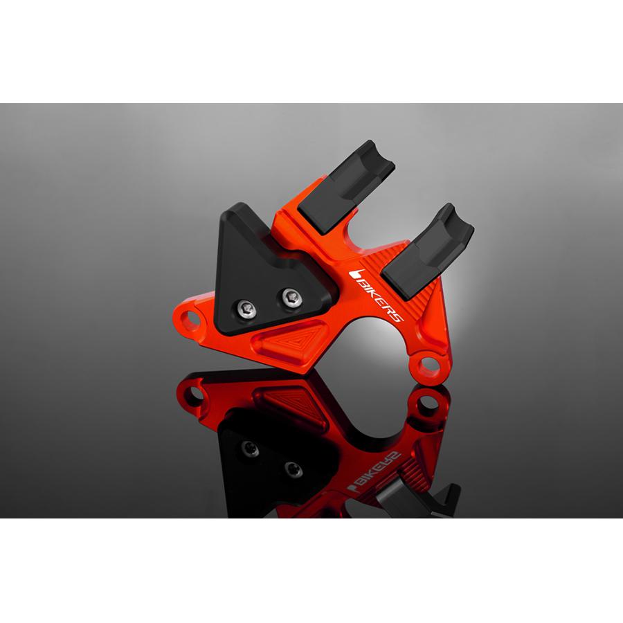 BIKERS (バイカーズ) リアキャリパーガード オレンジ Z125 PRO KSR110/KSR PRO K0127-ORG|バイクパーツ・用品 ラバーマーク